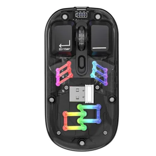 FASHION WIRELESS SILENT MOUSE XWD118 M08 RGB amooedison