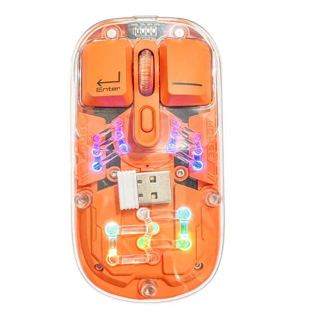 amooedisonFASHION WIRELESS SILENT MOUSE XWD118 M08 RGB