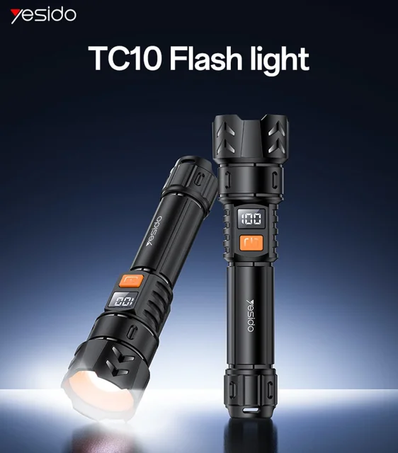 YESIDO LED FLASHLIGHT TC10 amooedison
