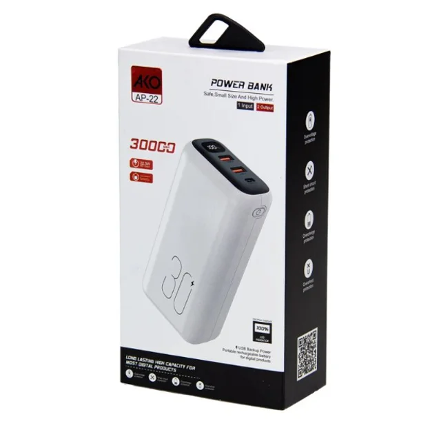 ako powerbank ap-22 30000mah amooedison