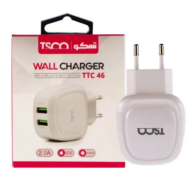 TSCO TTC 46 2Port Charger + Micro USB Cable amooedison