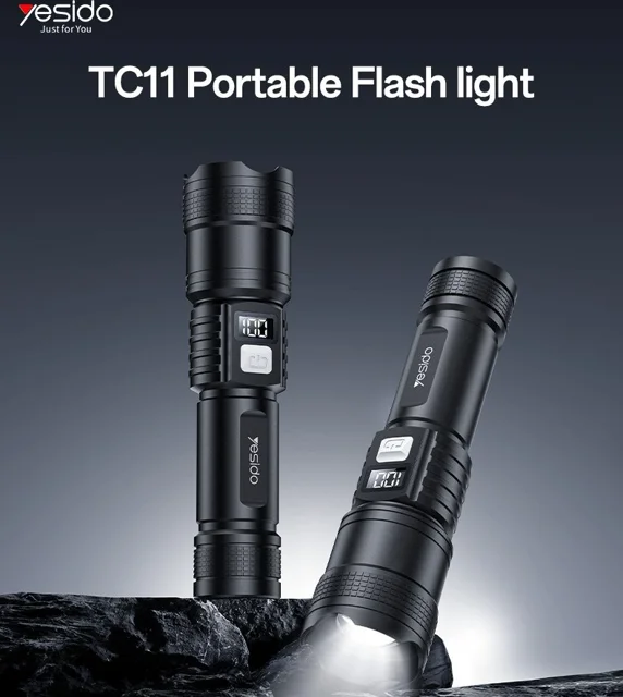 YESIDO LED FLASHLIGHT TC11 amooedison