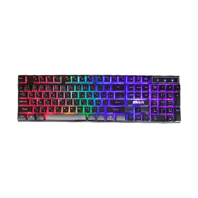 کیبورد گیمینگ سابیت مدل GK-5200، سوییچ ممبران، Full-Size، نورپردازی LED RGB 103089369
