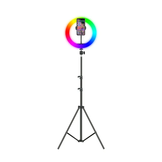 رینگ لایت مدل LJJ-26 RGB-26cm 103078308