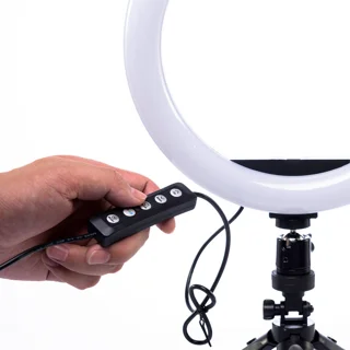 رینگ لایت مدل LJJ-26 RGB-26cm 103078303