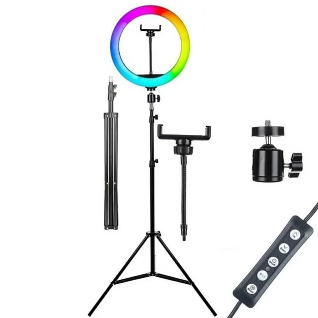 رینگ لایت مدل LJJ-26 RGB-26cm 103078305